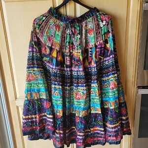 TravelSmith Black Cotton Skirt